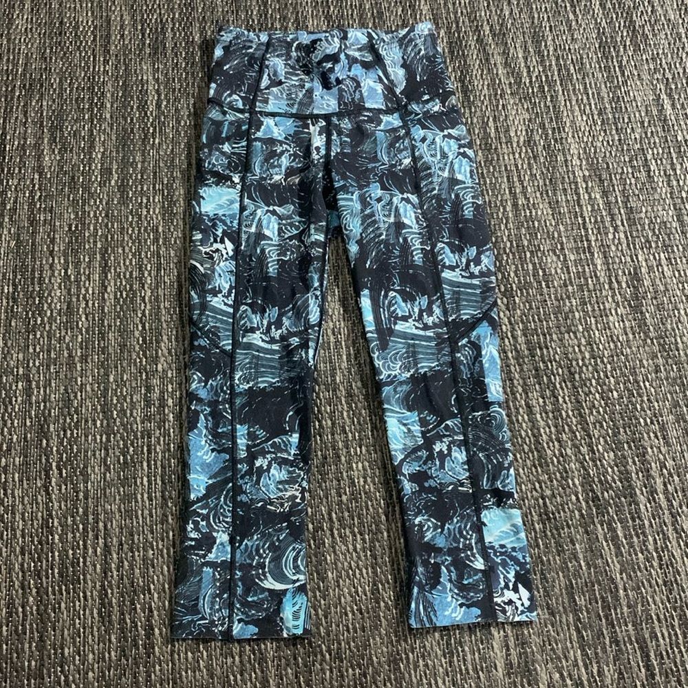 Lululemon Fast & Free Crop legging  II *Nulux 18"
